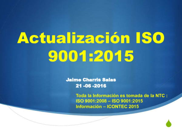 Iso 9001 Version 2015 Pdf Icontec