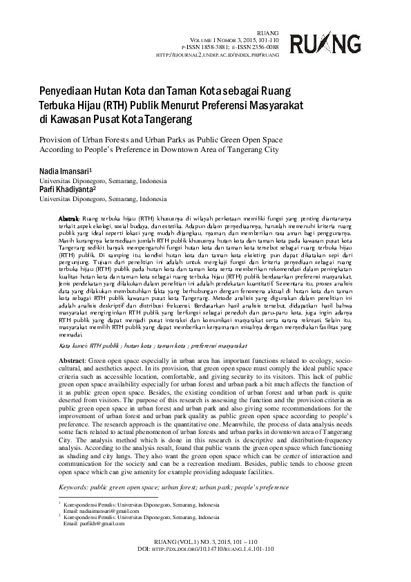 (PDF) Ruang terbuka hijau. pdf