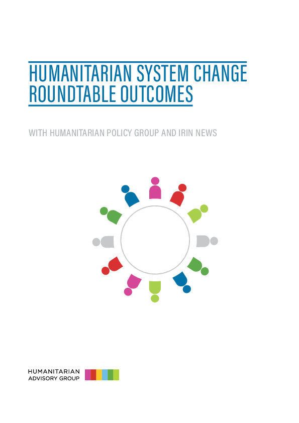 (PDF) Humanitarian System Change Roundtable Outcomes Document