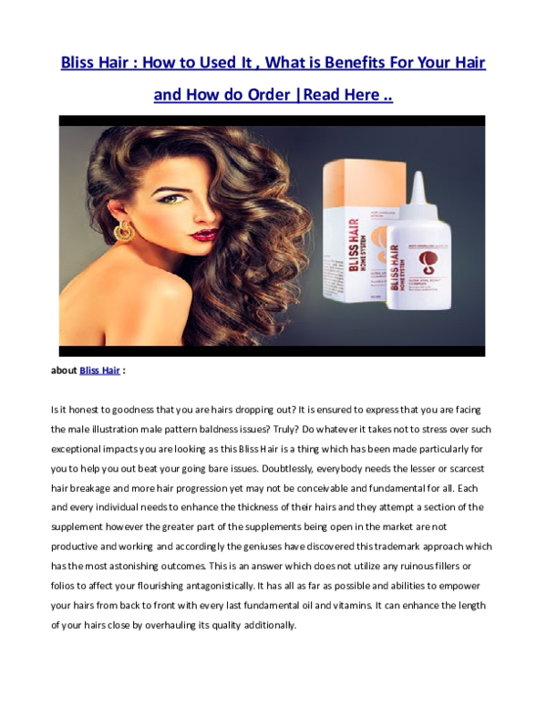 (PDF) Bliss Hair art nutralude nutralude Academia.edu