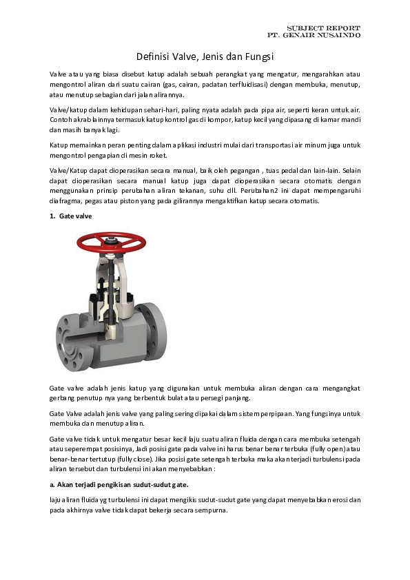 (DOC) Definisi Valve Secara Umum 4