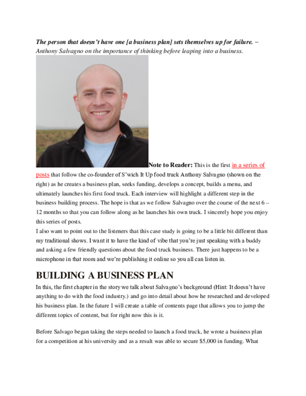Alex durig business plan picture