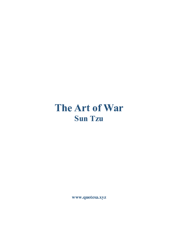 (PDF) The Art of War Herman Sahdi Academia.edu