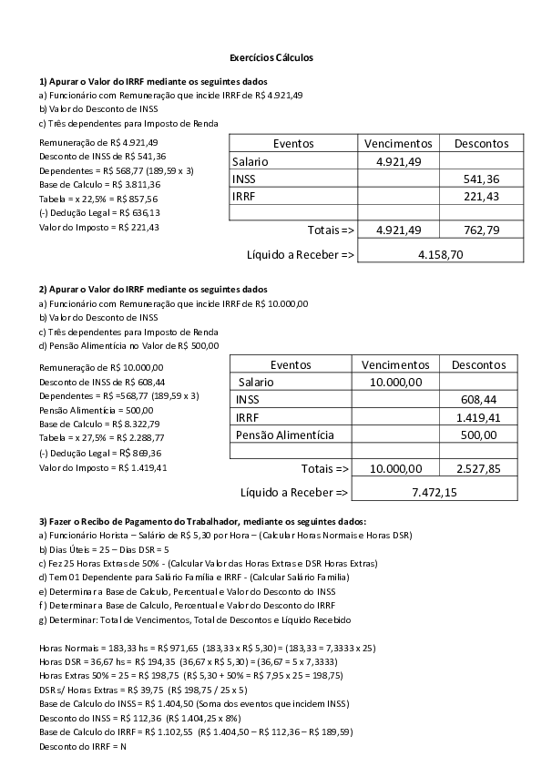 (DOC) Exercícios Cálculos Alexandre Nakayama Academia.edu