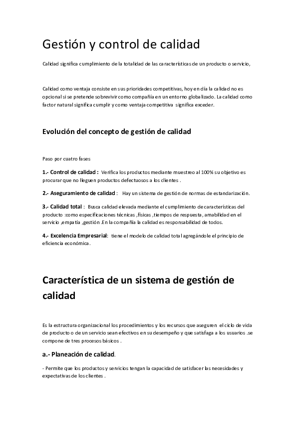 (DOC) Gestión y control de calidad