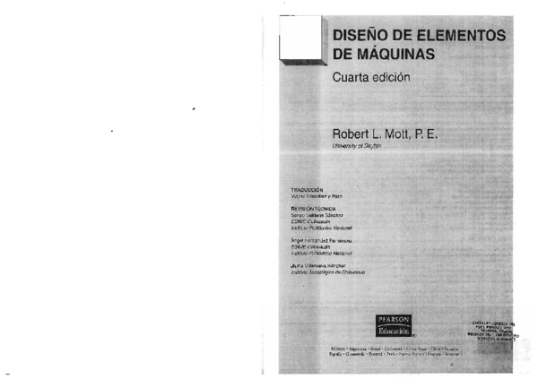 (PDF) Diseño de elementos de máquinas-Mott