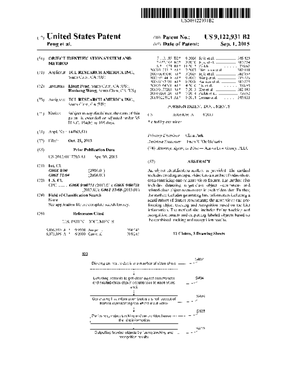 (PDF) Object identification system and method