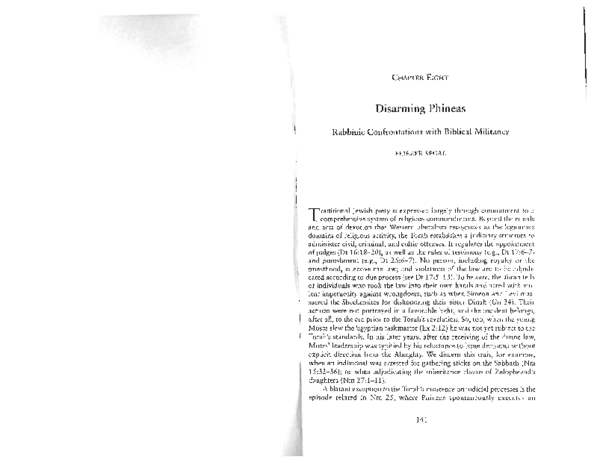 Pdf Disarming Phineas Rabbinic Confrontations With - 