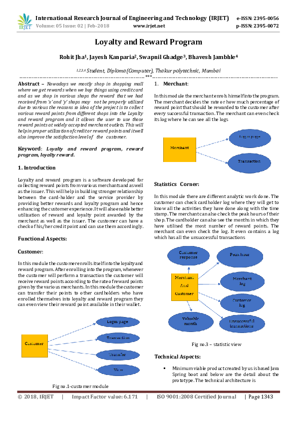 (PDF) Loyalty and Reward Program