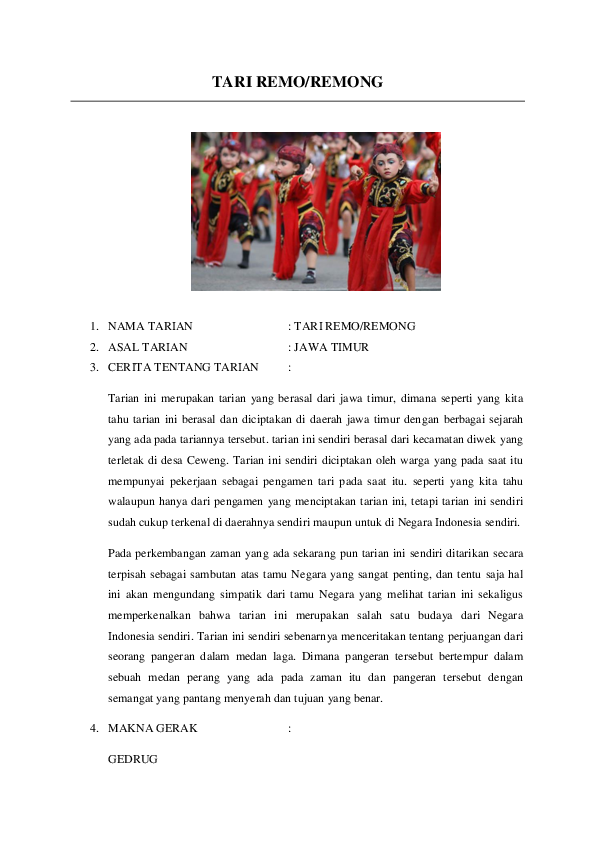 Tari Remong