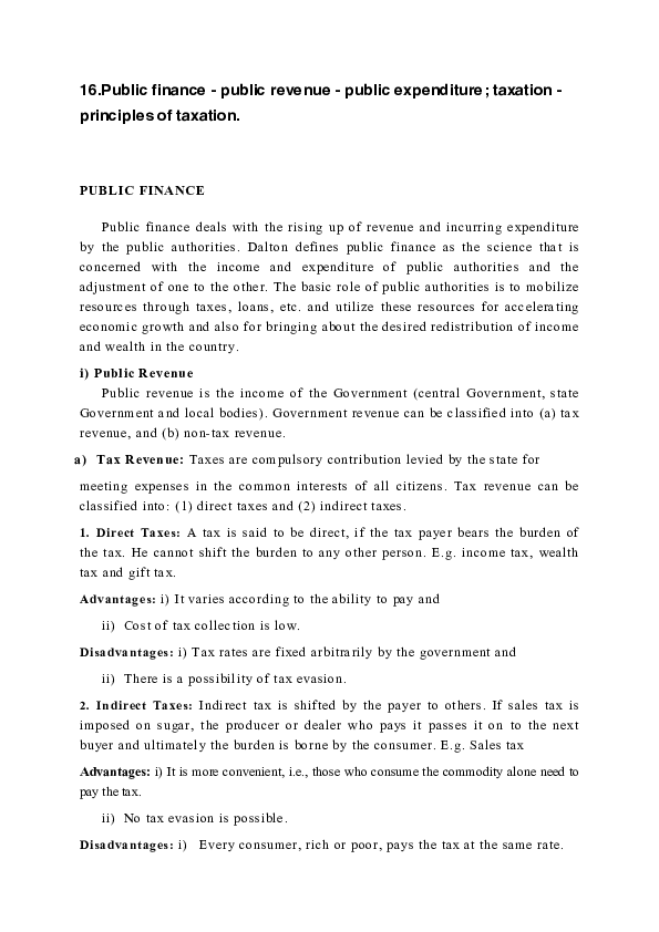 Importance of revenue to local government picture