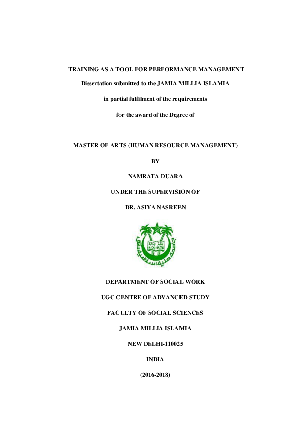 Phd thesis on performance management system image