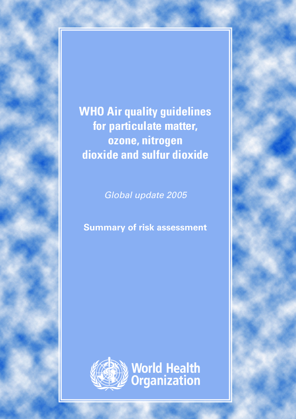 (PDF) WHO Air quality guidelines for particulate matter, ozone ...