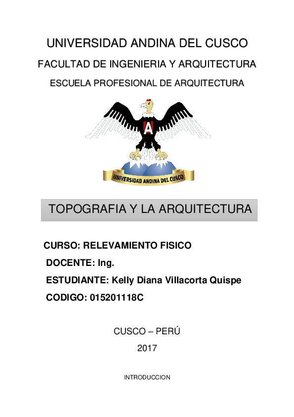 (DOC) TOPOGRAFIA Y LA ARQUITECTURA Kelly Villacorta Academia.edu