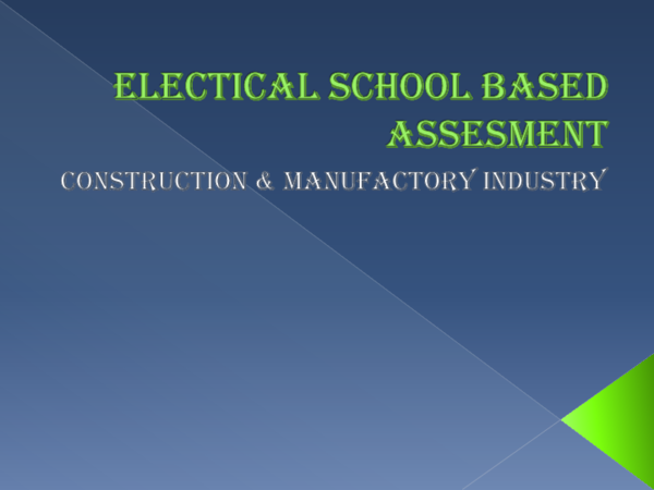 (PPT) Electrical core