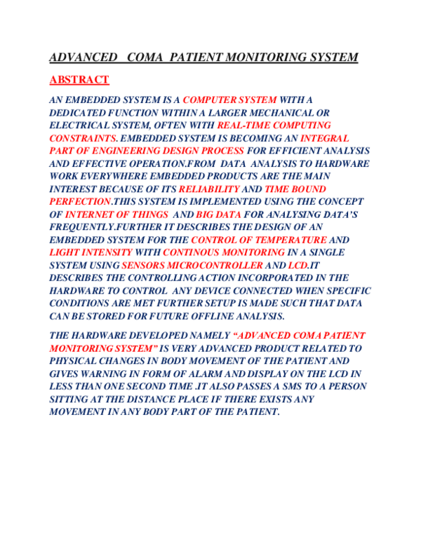 (DOC) ADVANCED COMA PATIENT MONITORING SYSTEM.docx