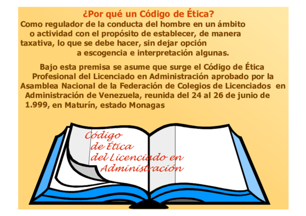 (DOC) Codigo de Ética del Administrador (1999)
