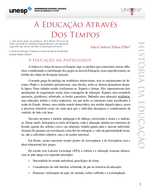 O Que é A Educação Pdf O Que é A Educação Pdf