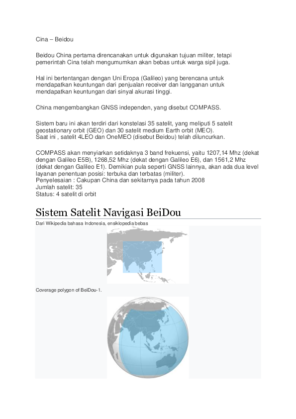 (DOC) Cina – Beidou