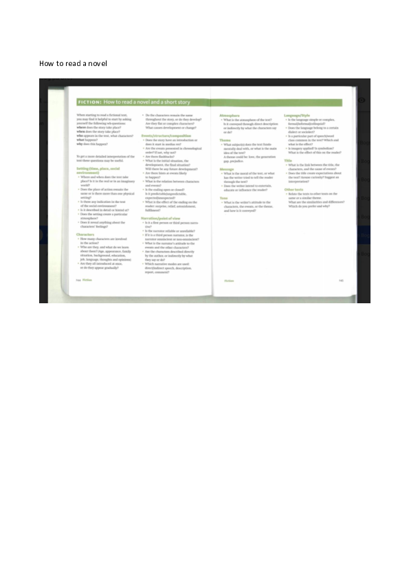 (DOC) How to read a novel