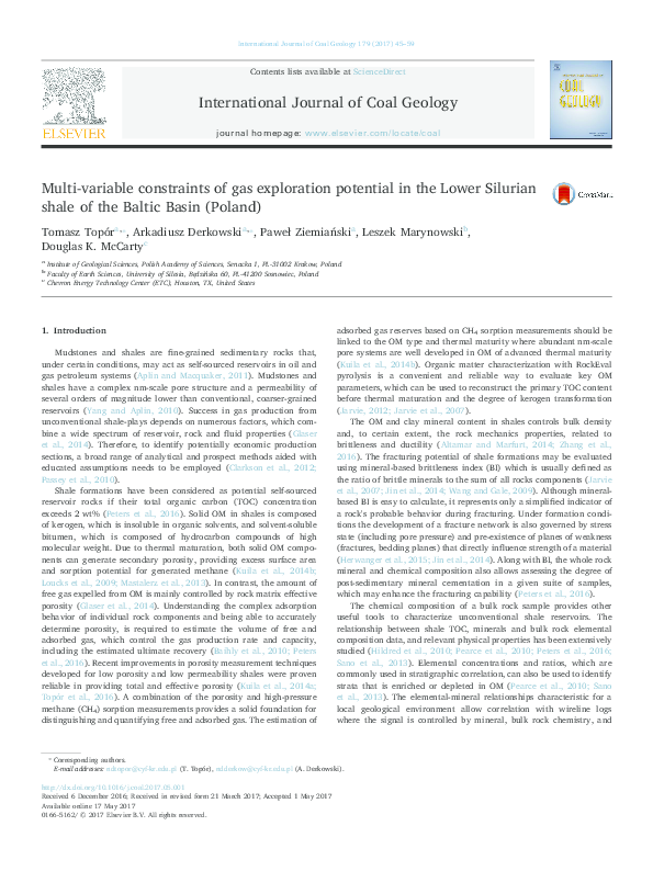 (PDF) Multi-variable constraints of gas exploration potential in the ...