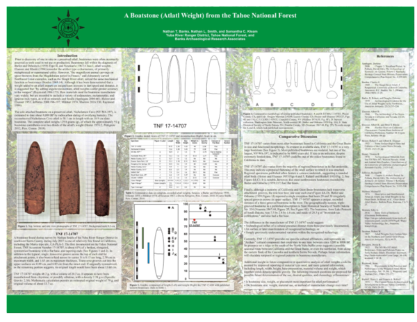 (PDF) A Boatstone (Atlatl Weight) from the Tahoe National Forest