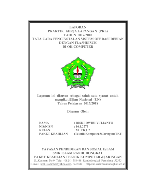 Contoh Biodata Siswa Smk Pkl - SuratMenyurat.net