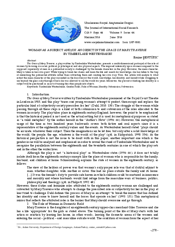 Timberlake wertenbaker essay picture