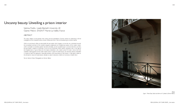 Pdf Uncanny Beauty Unveiling A Prison Interior Sabrina Puddu