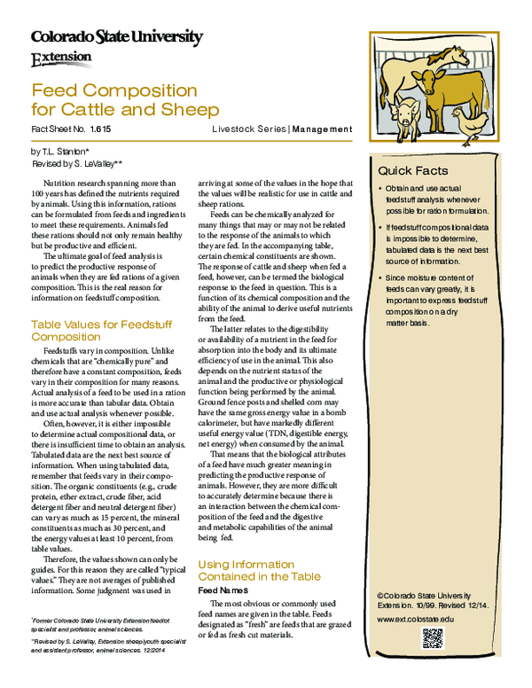 (PDF) Feed composition for cattle and sheep kamaran jalil Academia.edu