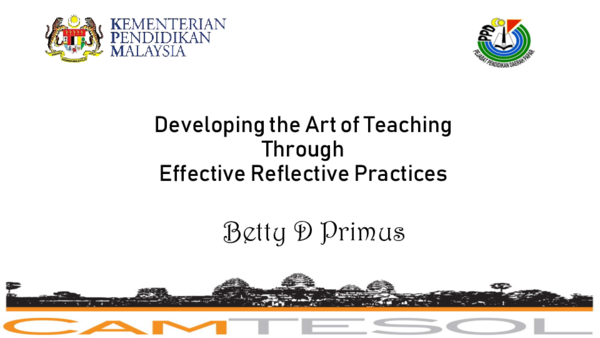 (PDF) Developing the Art of Teaching Through Effective Reflective Practices