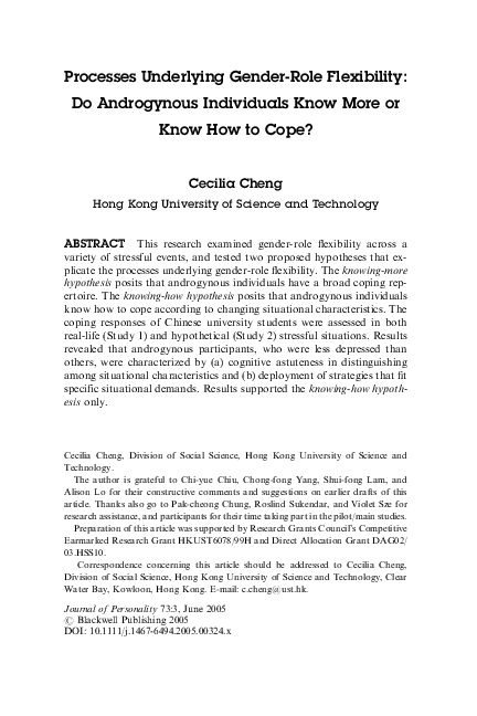 Gender intensification hypothesis picture