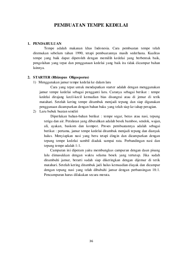 Pdf Pembuatan Tempe Kedelai Rizky Ayu Nabila Academia Edu