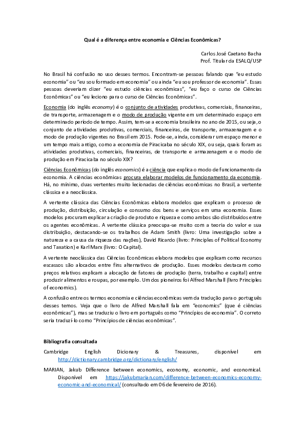 (PDF) Qual é a diferença entre economia e ciências econômicas.pdf
