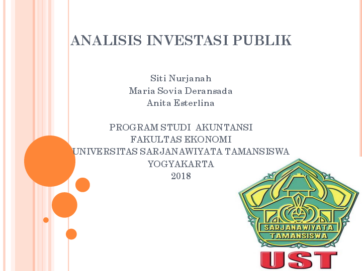 Ppt Ppt Asp Investasi Sektor Publik Pptx Siti Nurjanah Janah Academia Edu