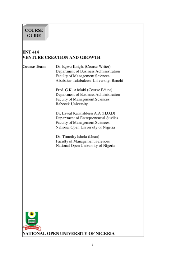 Dimensions of new venture creation picture