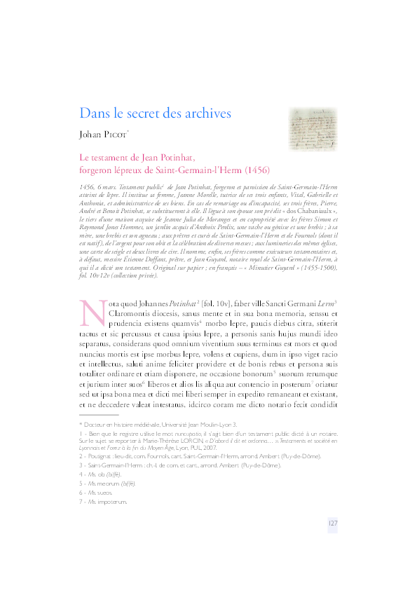 Le forgeron essay image