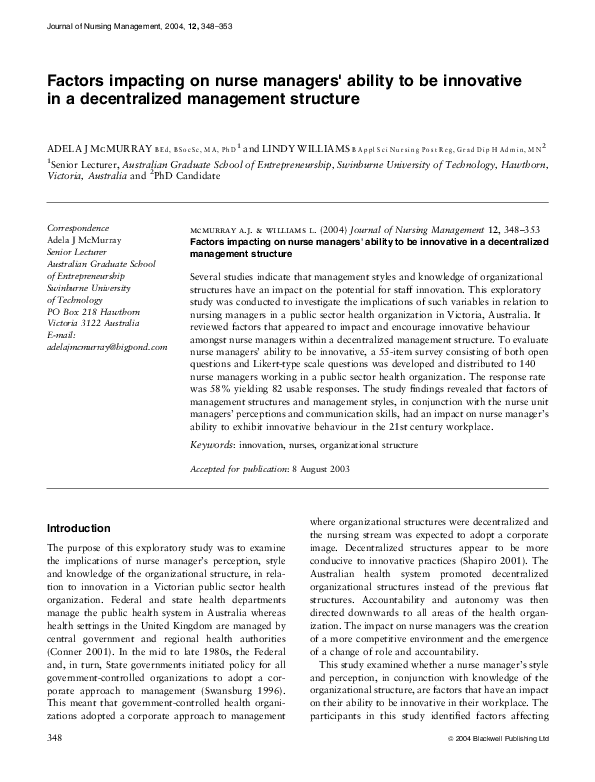 Features of centralization image