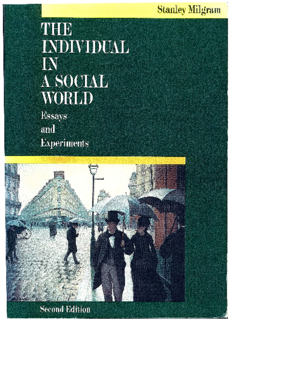 (PDF) Jodelet, D. & Milgram, S. (1976). Psychological maps of Paris.