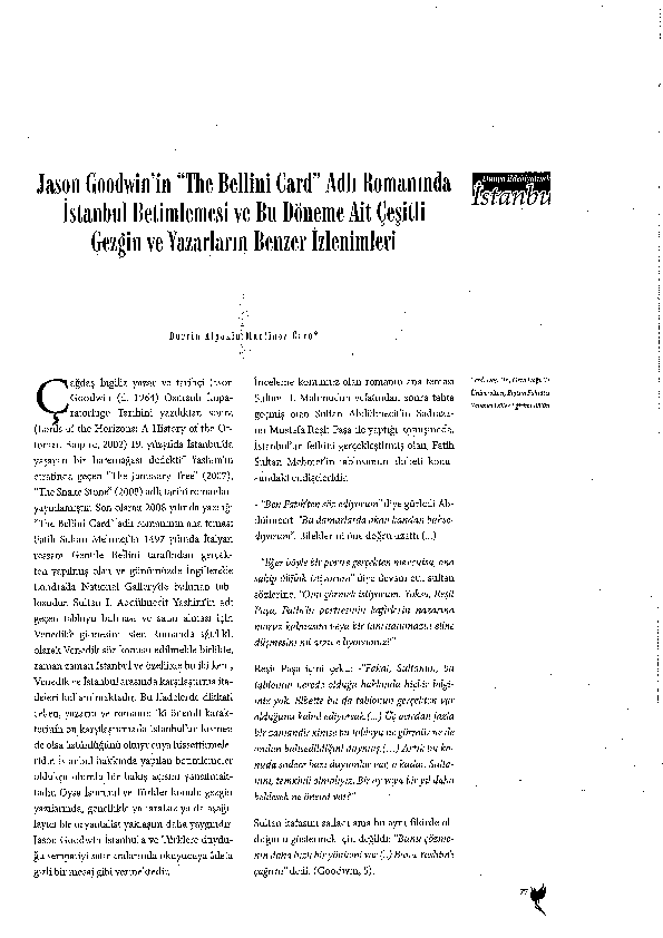 (PDF) Jason Goodwin'in 