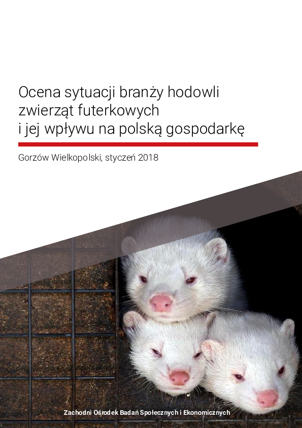 (PDF) Ocena sytuacji branży hodowli zwierząt futerkowych i jej wpływu