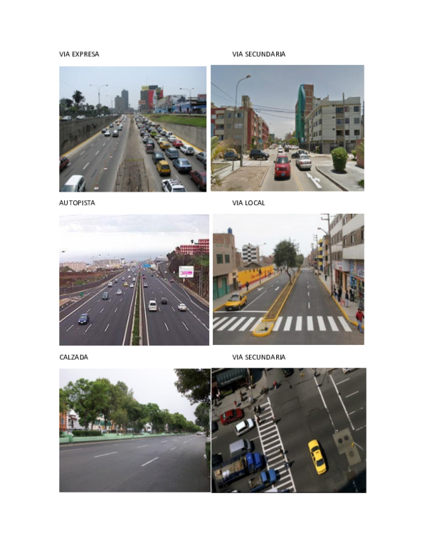 (DOC) CLASIFICACIÓN DE LA VÍA CARRETERA | Uriel Rendon - Academia.edu