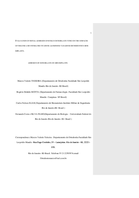 (DOC) Brazilian dental journal marcos teixeira Academia.edu