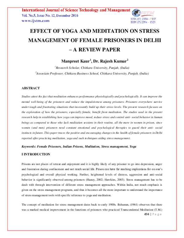 Report about stress image