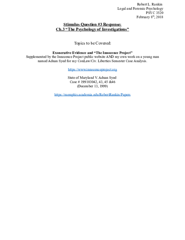 Innocence project news image