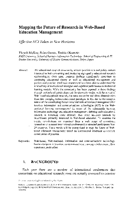 (PDF) Mapping the future of research in web-based education management ...