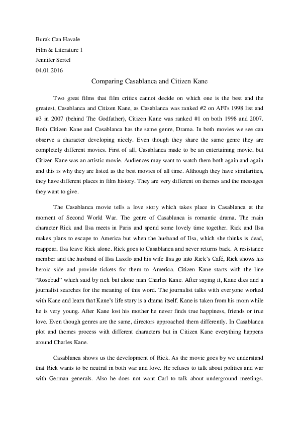 Negative reviews of citizen kane image