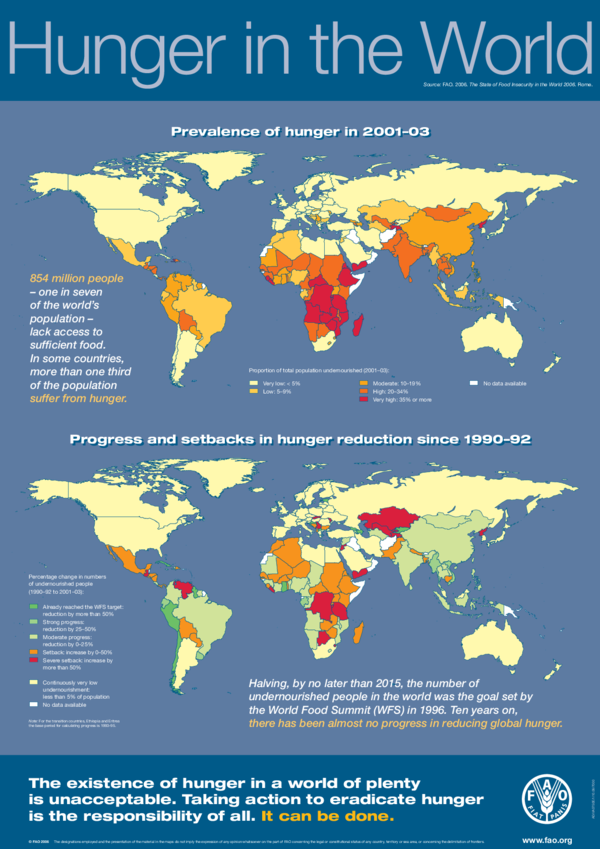 World Hunger Statistics By Country