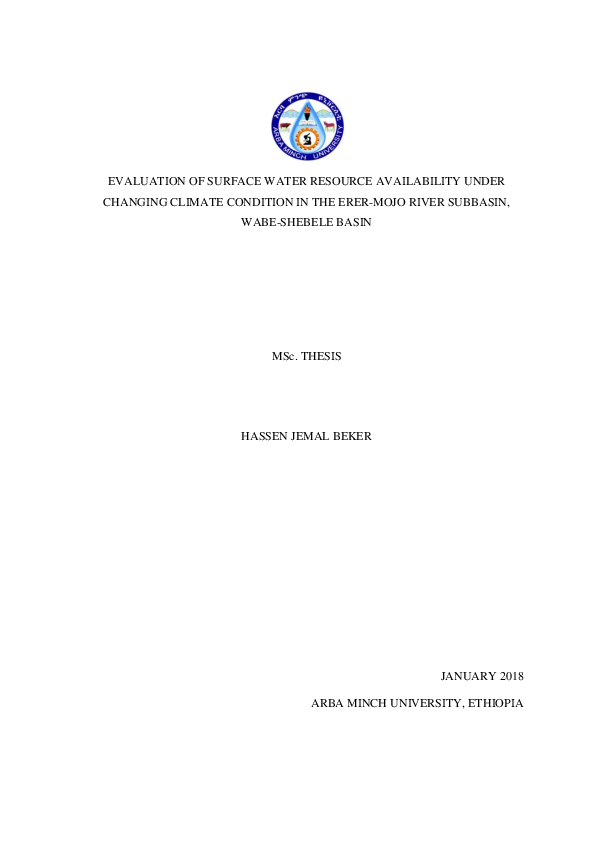 New topics in water resources research and management picture