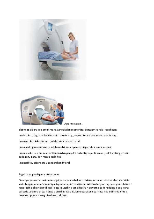 (DOC) Apa itu ct scan